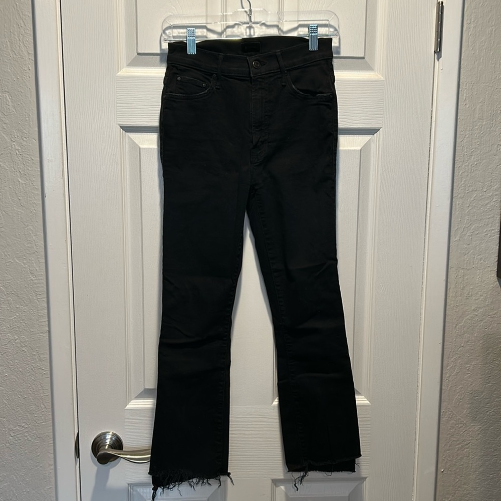 MOTHER Insider Crop Step Fray